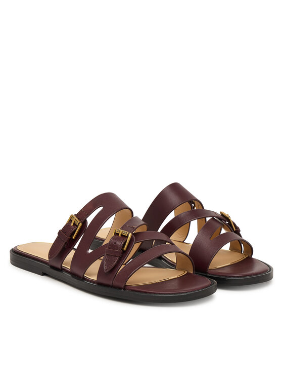 Guess Guess Natikači FLJGRY LEA03 Bordo rdeča