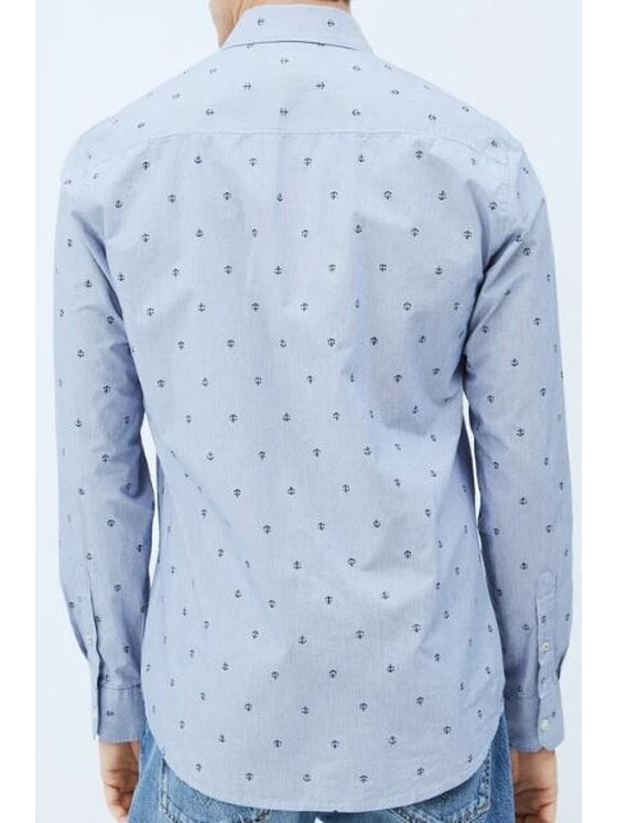 Pepe Jeans Pepe Jeans Košile PM307039 Modrá Regular Fit
