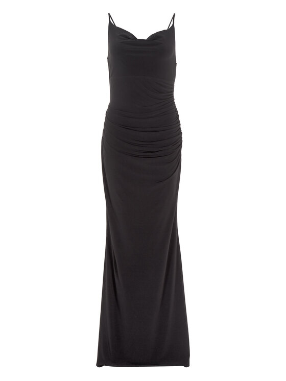 Swing Swing Rochie de seară 5AI02900 Negru Slim Fit