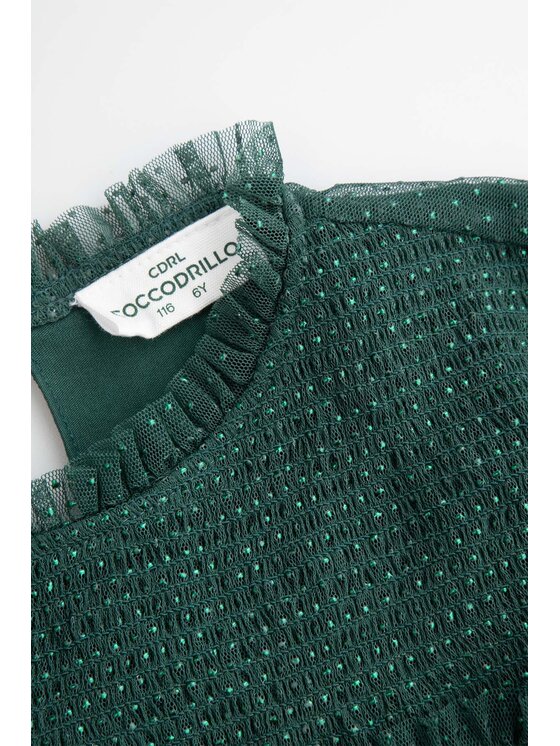 Coccodrillo Coccodrillo Šaty ZC5128105EJG-011 Zelená Regular Fit