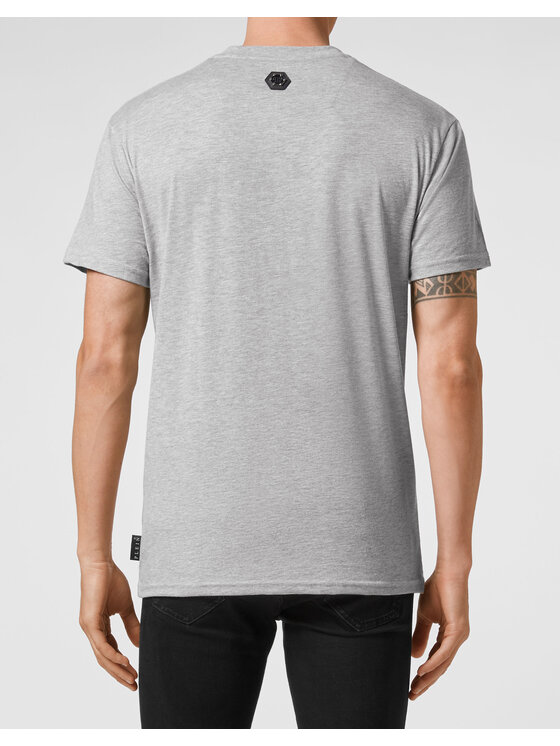 PHILIPP PLEIN PHILIPP PLEIN T-shirt 3903 Grigio Regular Fit