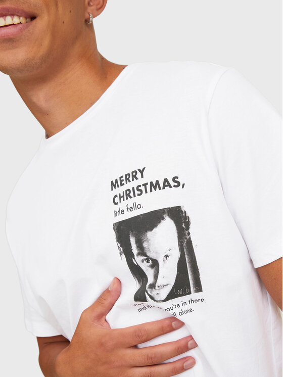 Jack&Jones Jack&Jones T-Shirt Home 12222006 Λευκό Regular Fit