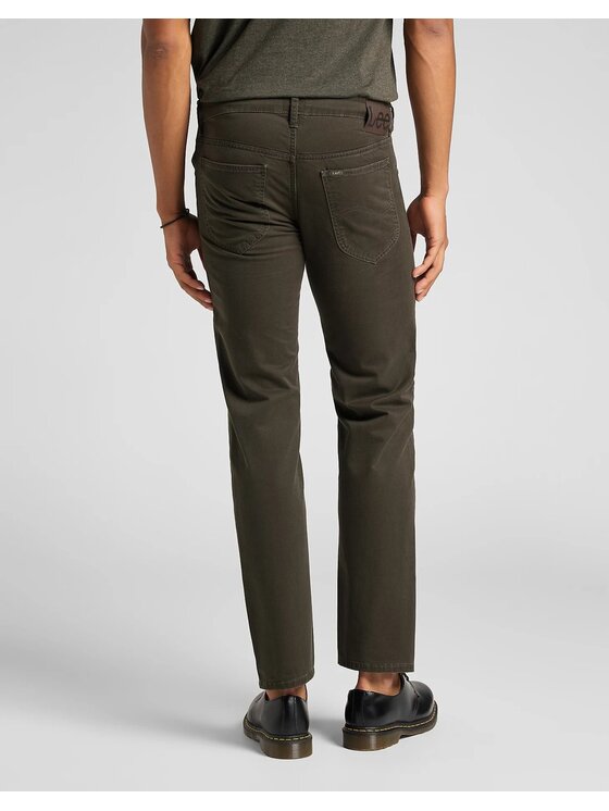 Lee Lee Jeans DAREN ZIP FLY Verde Straight Fit