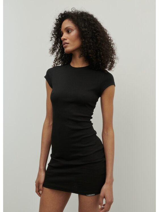 La Mania La Mania Vestito ZOYA Nero Classic Fit