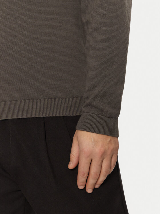 Jack&Jones Jack&Jones Majica dugih rukava Calvin 12269128 Siva Relaxed Fit
