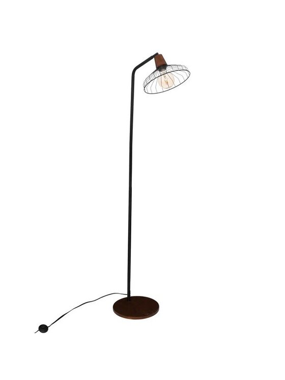 MIAhome MIAhome Lampa podłogowa metalowa Cafè Brązowy