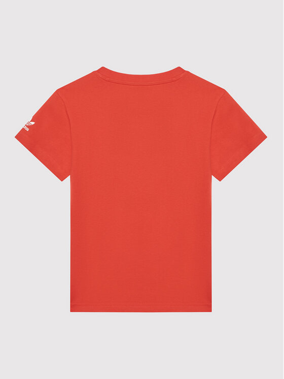 T-shirt adicolor HF2132 Rosso Regular Fit