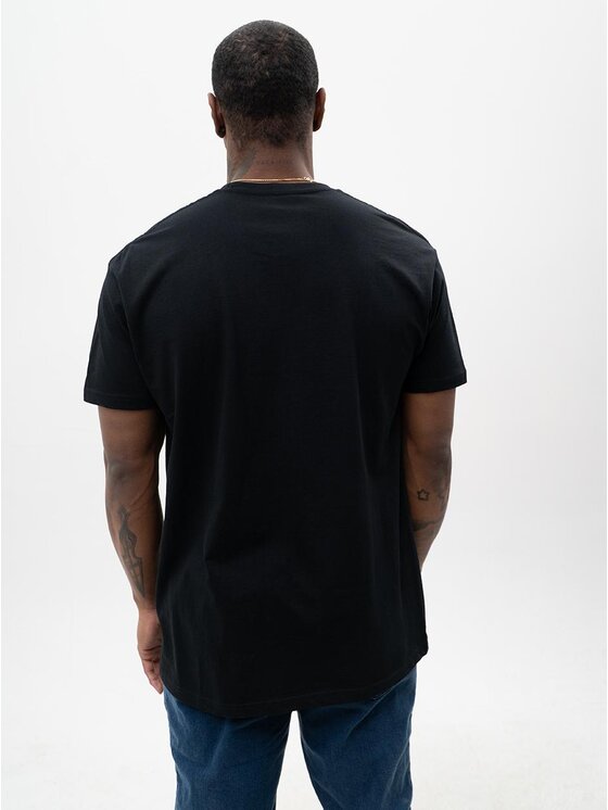 Metoda Sport Metoda Sport T-Shirt Koszulka Z Krótkim Rękawem Czarna Metoda Sport Mini Laur XL Czarny Regular Fit