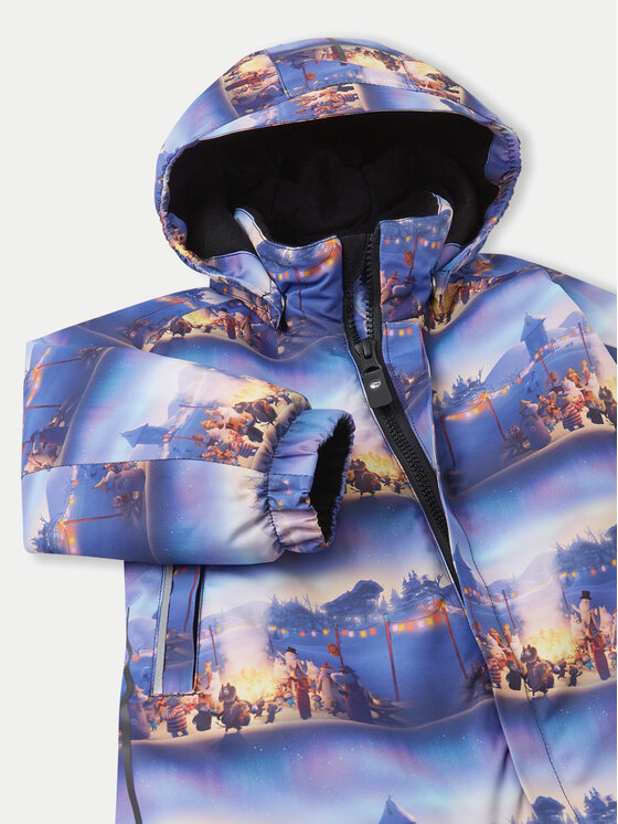Reima Reima Zimski kombinezon Moomin Lyster 5100011D Plava Regular Fit