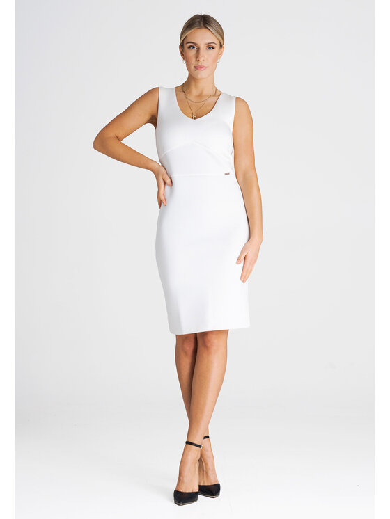 FIGL FIGLFIGL Vestito M978 Bianco Regular Fit