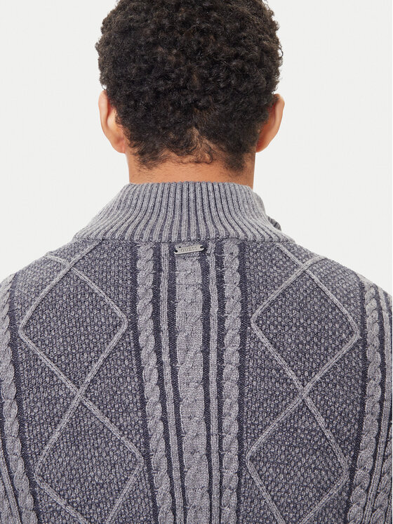 Guess Guess Pullover M5BR44 Z2ZK2 Dunkelblau Regular Fit