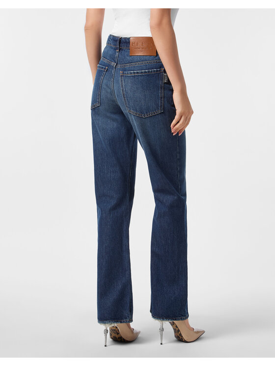 PHILIPP PLEIN PHILIPP PLEIN Jeansy 27203 Niebieski Straight Fit