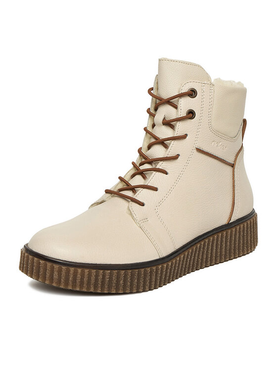 Rieker Rieker Schnürschuhe Y4303-80 Écru