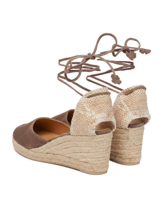 Castañer Castañer Espadrilky Carina 21741 Hnědá