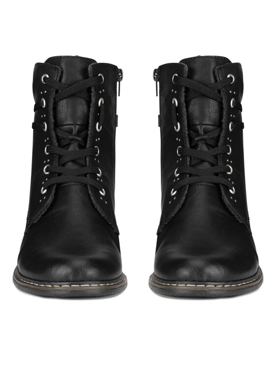 Rieker Rieker Botine 71218-00 Negru