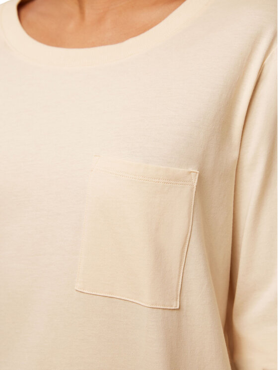 Triumph Triumph Pyjama-T-Shirt 10221070 Beige Regular Fit