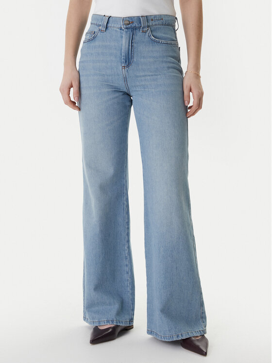 Marella Marella Traperice 2613181014 Plava Wide Leg