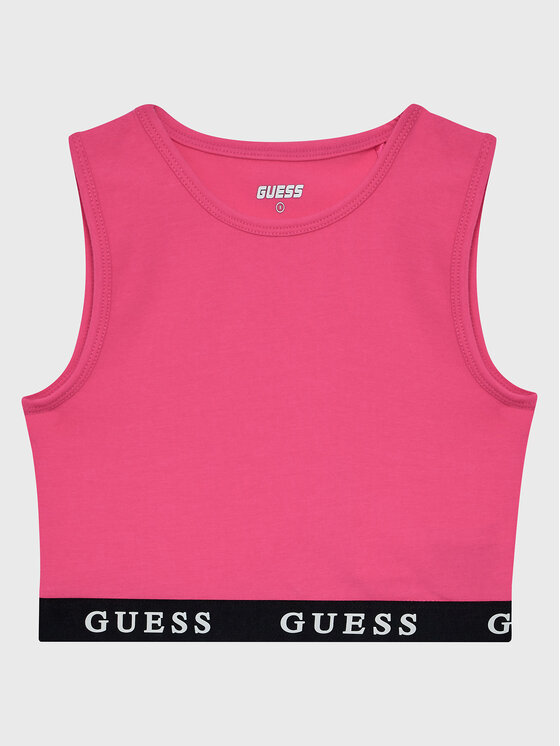 Guess Guess Felső J2YI34 KABR0 Rózsaszín Slim Fit