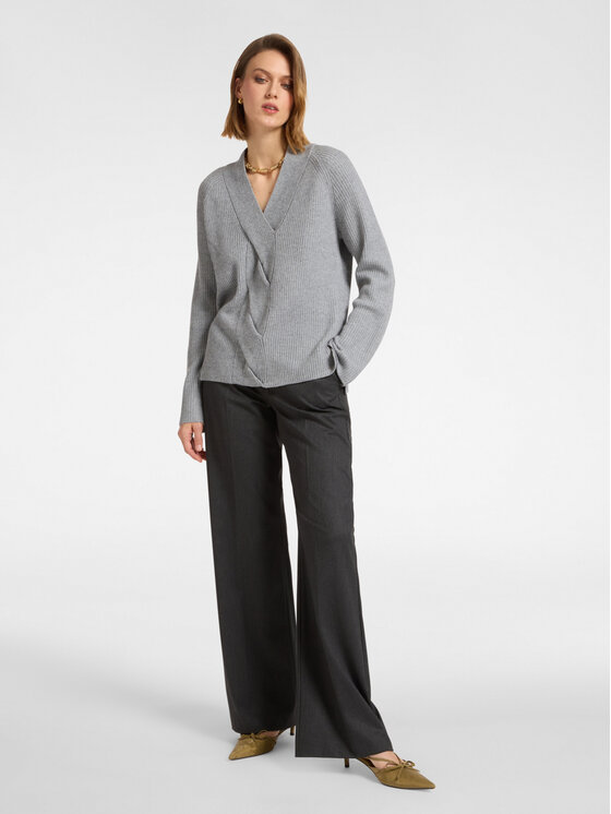 Elena Mirò Elena Mirò Cardigan M435Z000563N003 Grigio Regular Fit