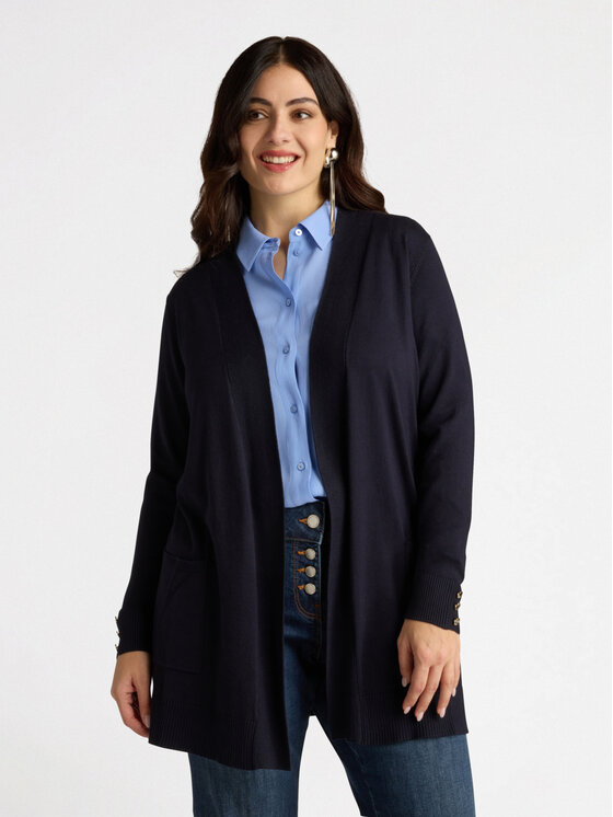Fiorella Rubino Fiorella Rubino Cardigan M411L007772N034 Blu Regular Fit