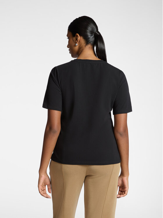 Elena Mirò Elena Mirò T-Shirt G071Z000590N033 Czarny Slim Fit