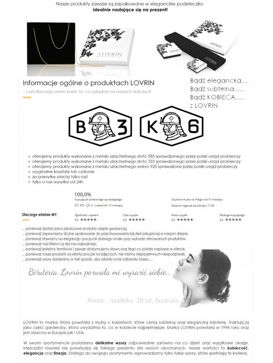 Lovrin Lovrin Náhrdelník 62453429 Žluté zlato