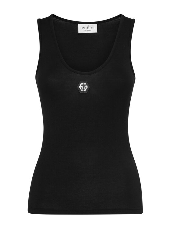 PHILIPP PLEIN PHILIPP PLEIN Tank top 9807 Černá Skin Tight Fit