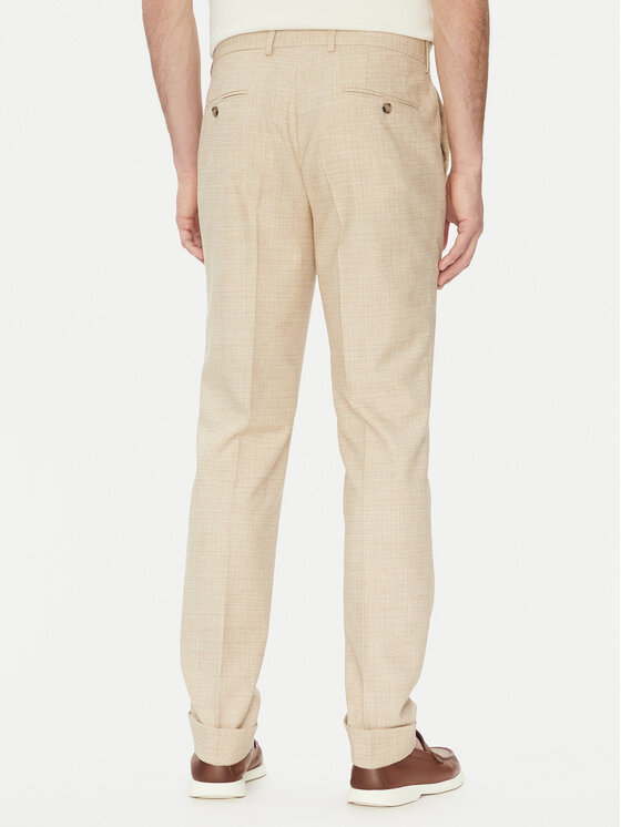 BOSS BOSS Kostiumas C-Huge-2Pcs-Db-252 50540783 Écru Slim Fit