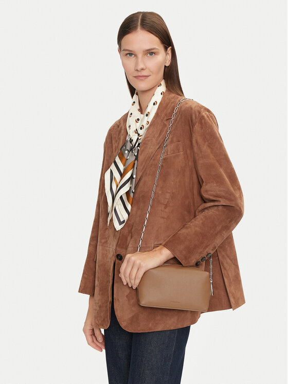 Calvin Klein Calvin Klein Torbica Ck Plaque Camera Bag K60K612788 Smeđa