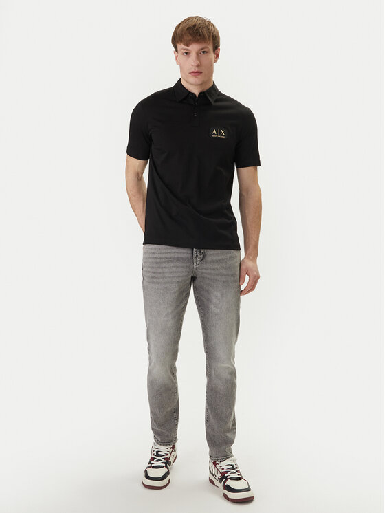 Armani Exchange Armani Exchange Pólóing XM002232 AF10364 UC001 Fekete Regular Fit