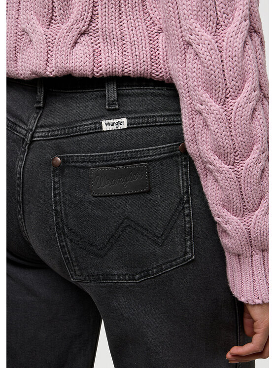 Wrangler Wrangler Jeansy WORLDWIDE Czarny Loose Fit