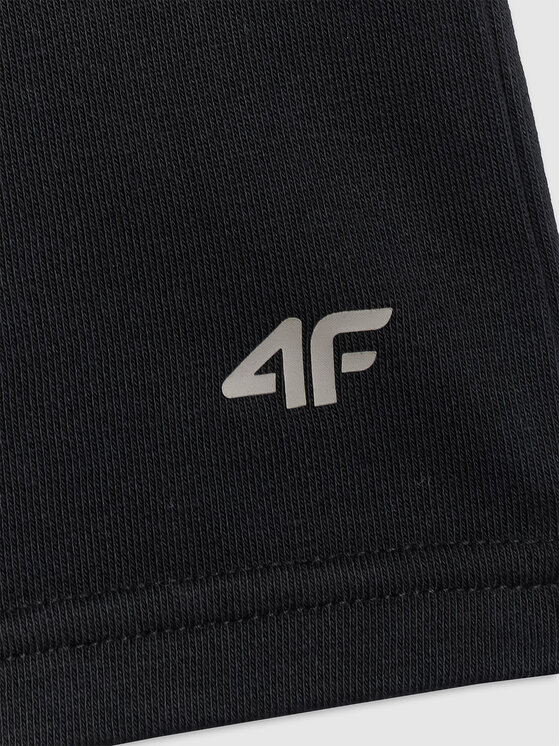 4F 4F Szorty sportowe SKATE & RIDE Czarny Regular Fit