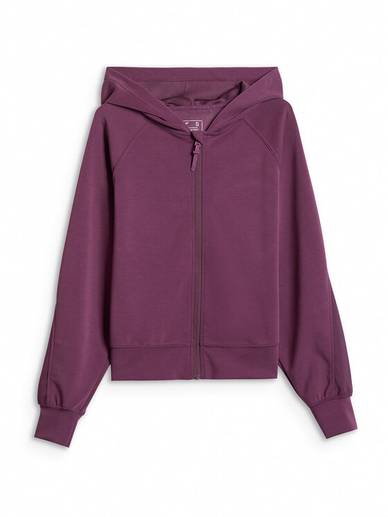 4F 4F Bluza SPORTS CLUB Bordowy Regular Fit