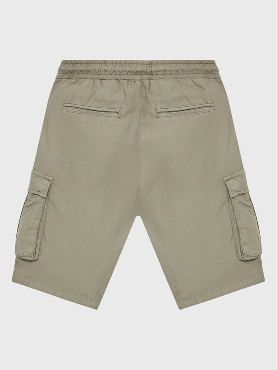 Guess Guess Pantaloncini di tessuto L2RD01 D3XN0 Cachi Regular Fit