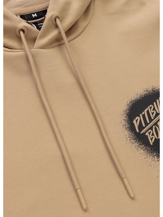 PITBULL PITBULL Bluza GRAFFITI Beżowy Regular Fit