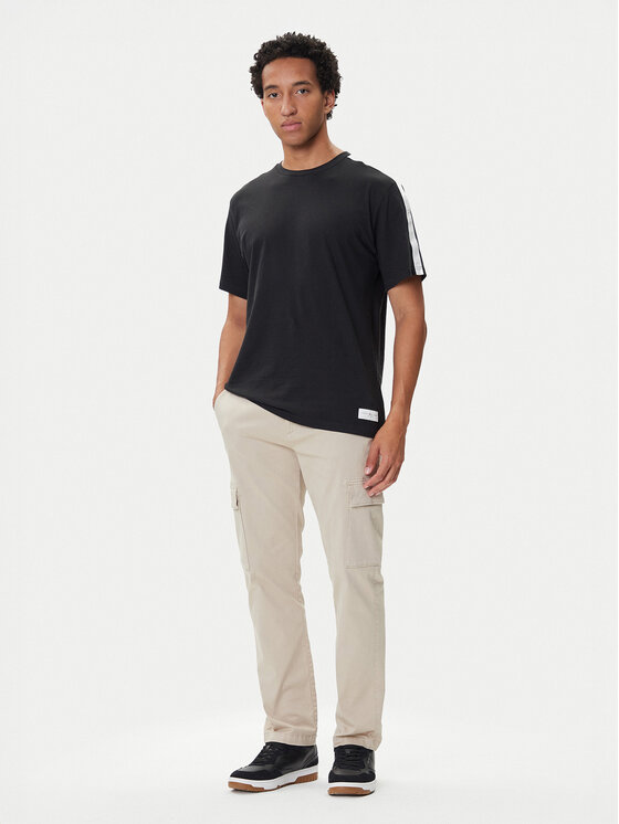 Tommy Hilfiger Tommy Hilfiger T-särk Logo UM0UM03005 Must Regular Fit