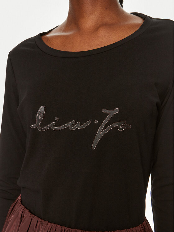 Liu Jo Sport Liu Jo Sport Bluzka TF4077 JS088 Czarny Regular Fit