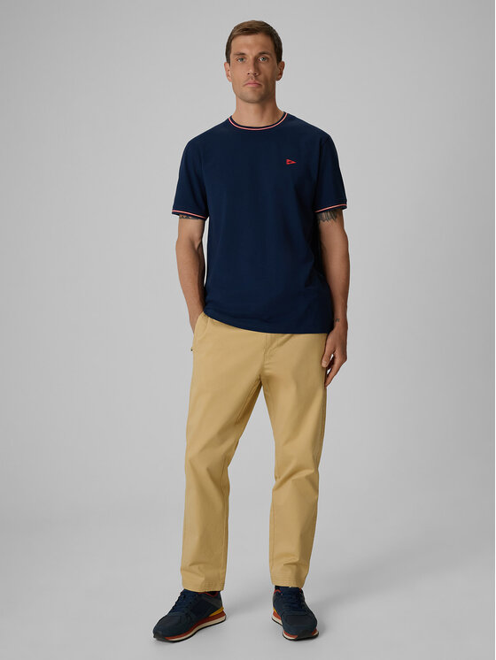 4F 4F T-shirt LAKESIDE ESCAPE Blu scuro Regular Fit