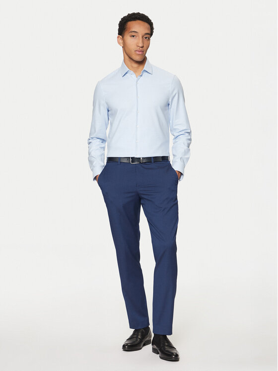 Calvin Klein Calvin Klein Košeľa K10K113854 Modrá Slim Fit