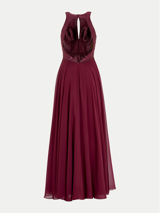 Hey Kyla Hey Kyla Abendkleid 5AI053HK Dunkelrot Regular Fit