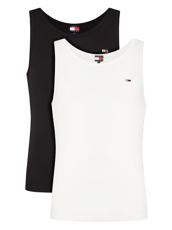 Tommy Jeans Tommy Jeans Set de maiouri﻿ DM0DM20769 Colorat Slim Fit