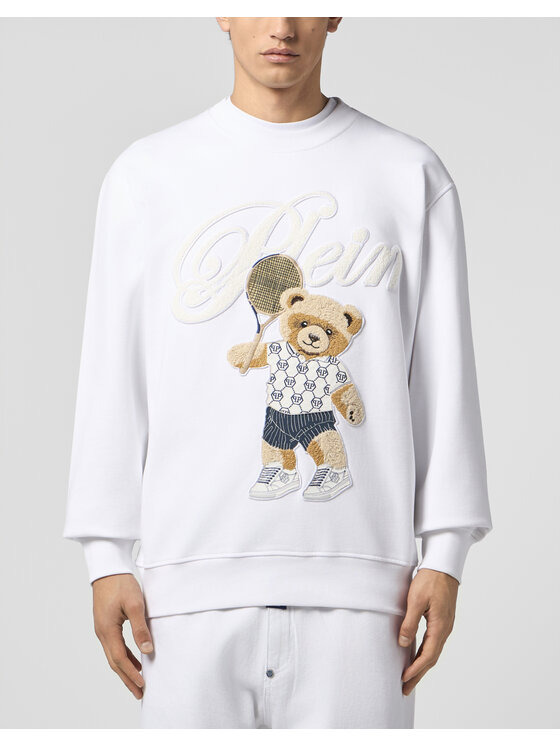 PHILIPP PLEIN PHILIPP PLEIN Bluza 29962 Biały Regular Fit