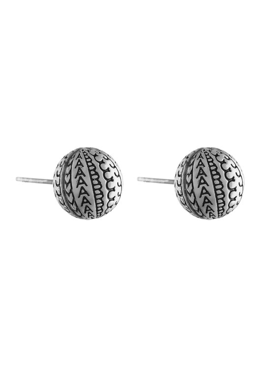 Marc Jacobs Marc Jacobs Обици The Monogram Stud 2S4JER001J53 Сребрист
