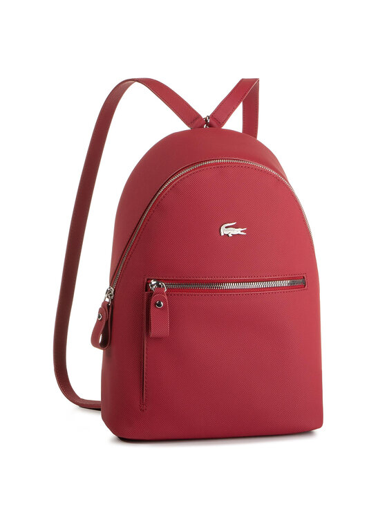 lacoste red backpack