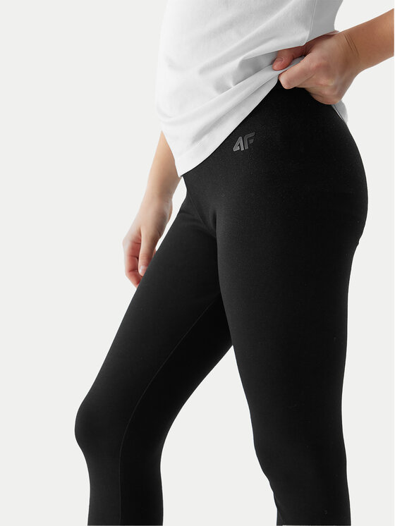 4F 4F Legíny 4FJWSS24TTIGF130 Čierna Slim Fit