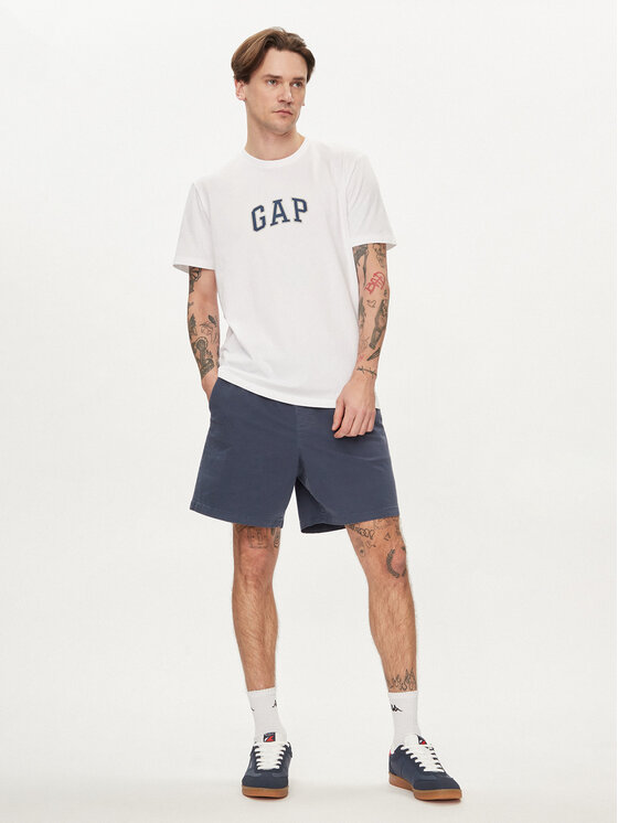 Gap Gap T-Shirt 570044-00 Biały Regular Fit