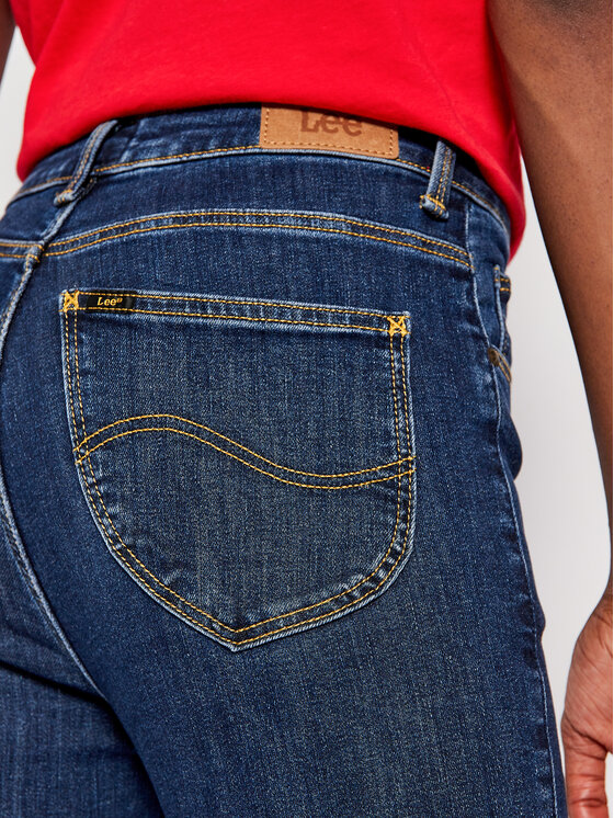 Lee Lee Jeansy Scarlett High L31BMOBJ 112107036 Granatowy Skinny Fit