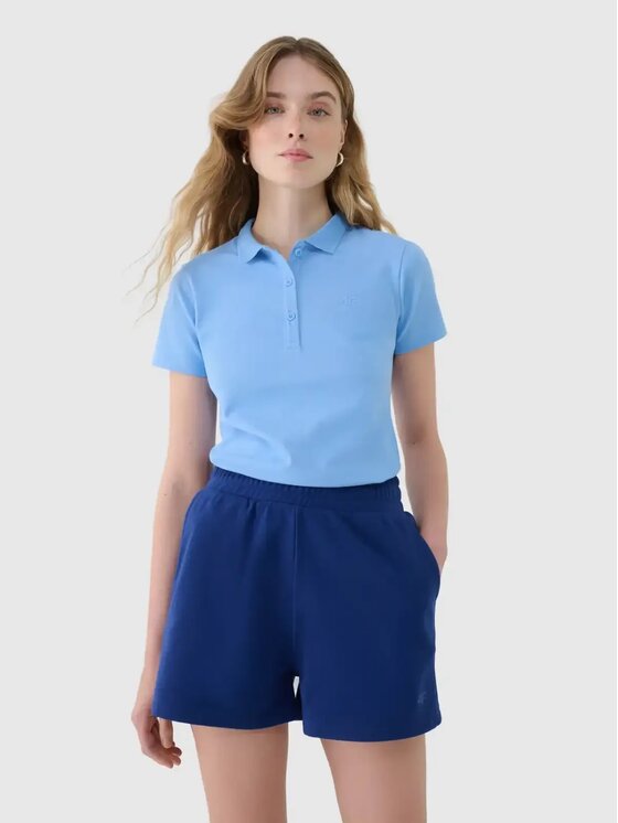 4F 4F Šortky 4FWMM00TSHOF542-031S Tmavomodrá Regular Fit