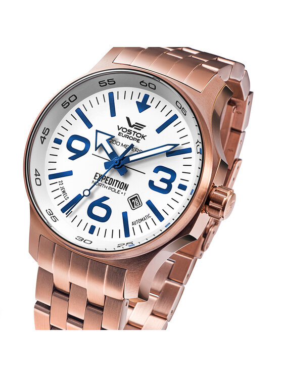 Vostok Europe Vostok Europe Zegarek YN55-595B641B Różowe złoto