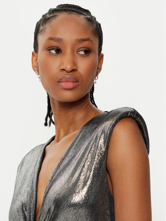 Rinascimento Rinascimento Abendkleid CFC0019762002 Silberfarben Regular Fit